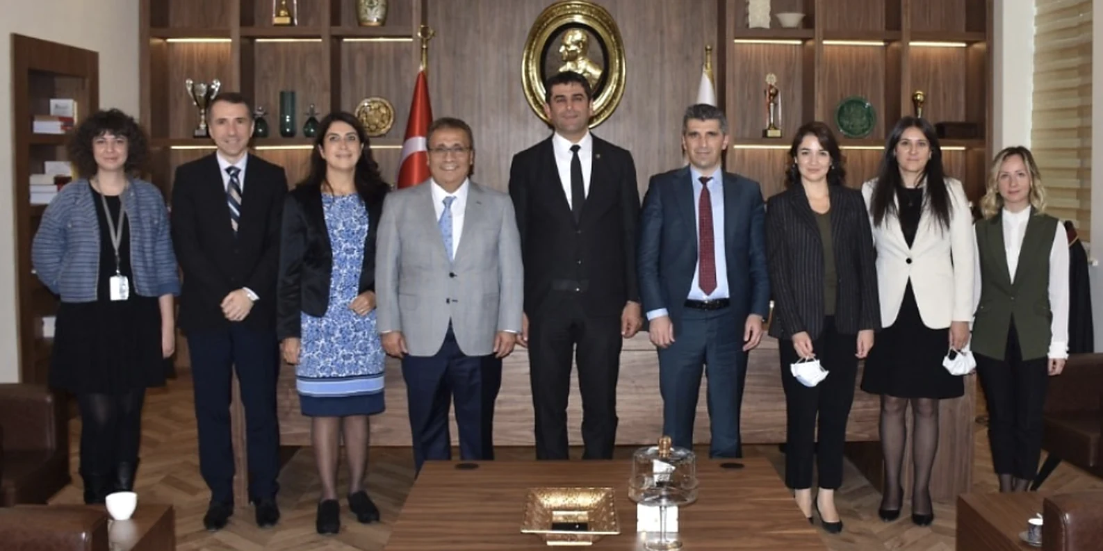 Ferda Eser, Adalet Bakanlığı, AB ve Avrupa Konseyi heyetiyle Adana Barosu ziyaretinde
