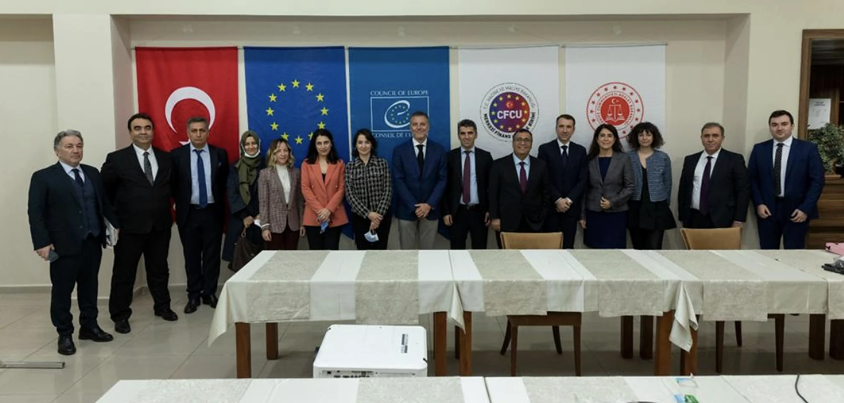 Ferda Eser, Adalet Bakanlığı, AB ve Avrupa Konseyi heyetiyle Bakırköy Adliyesi ziyaretinde